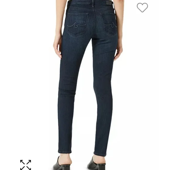 AG ADRIANO GOLDSCHMIED THE FARRAH SKINNY HIGH RISE JEANS SIZE 28R - Picture 2 of 11